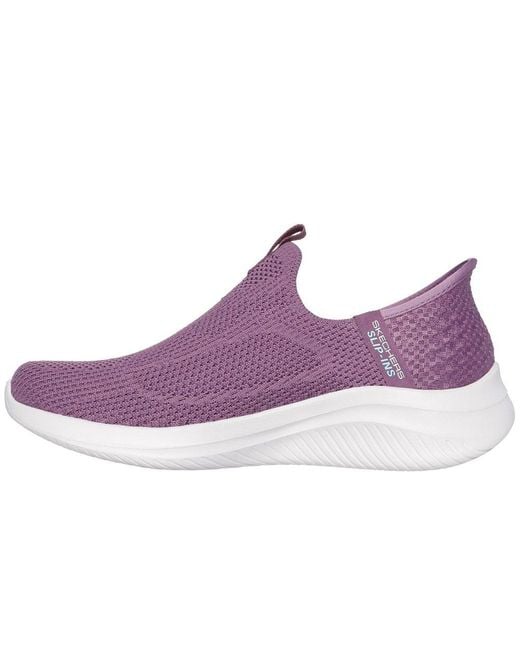 Skechers Purple Ultra Flex 3.0 Easy Win 150450-Pur Slip On Shoes