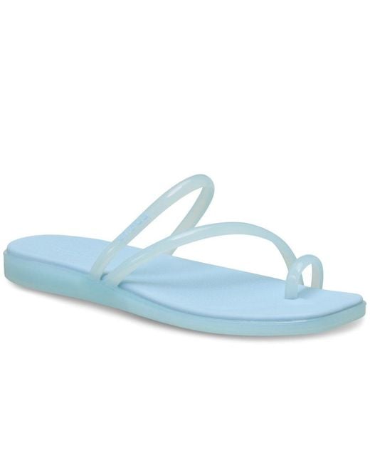CROCSTM Blue Miami Jelly Toe Loop Sandals
