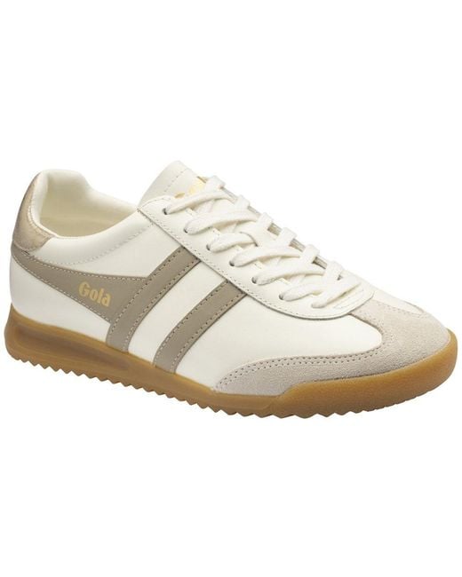Gola White Torpedo Leather Trainers