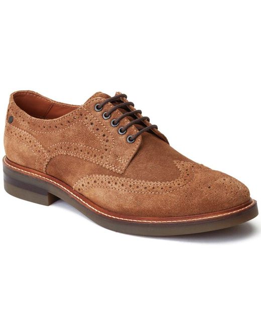 Base London Brown Hatfield Brogues for men