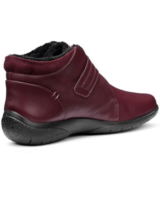 Hotter Red Muse Wide Fit Ankle Boots