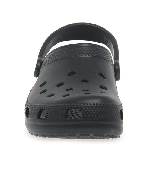 CROCSTM Black Classic Slip On Mules for men