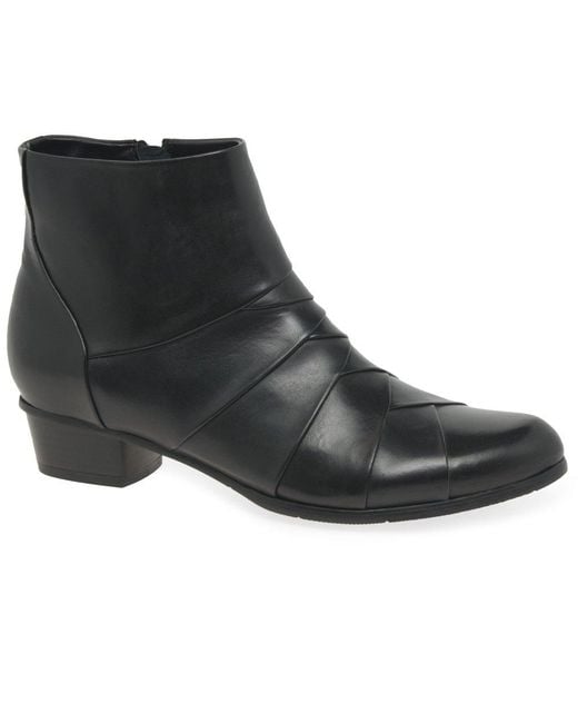 Regarde Le Ciel Black Stefany 172 Ankle Boots