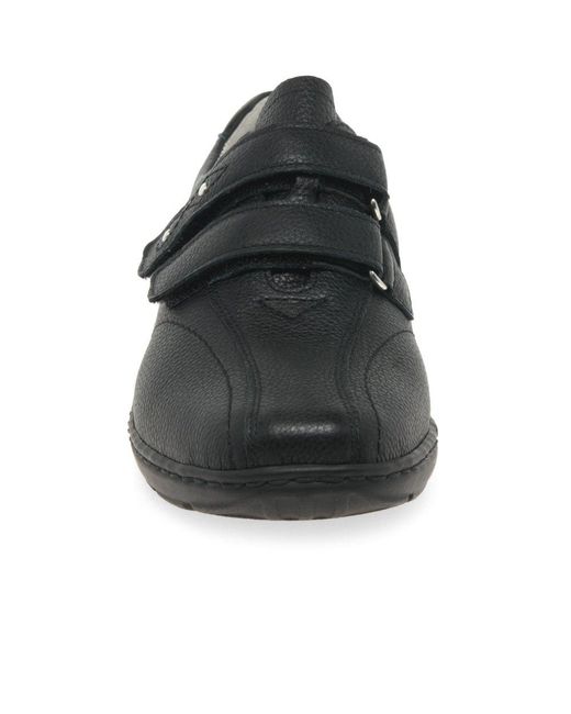 Waldläufer Black Stone Rip Tape Fastening Shoes