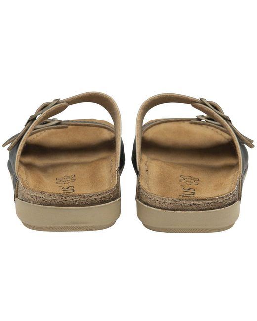 Lotus Brown Rome Mules