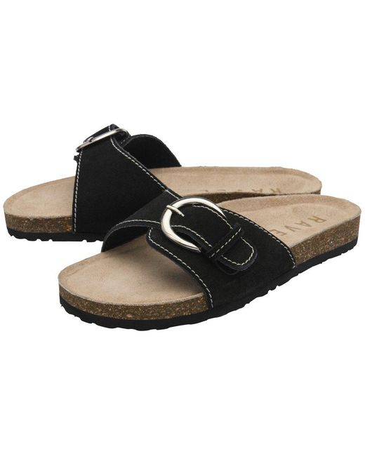 Ravel Brown Salton Slider Sandals