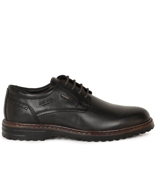 Josef Seibel Black Erroll 50 Waterproof Shoes for men
