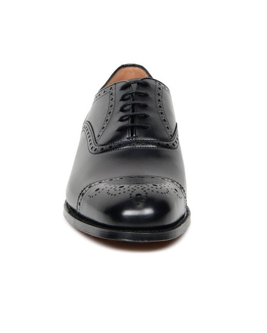 Cheaney Black Wilfred Formal Oxford Brogues for men