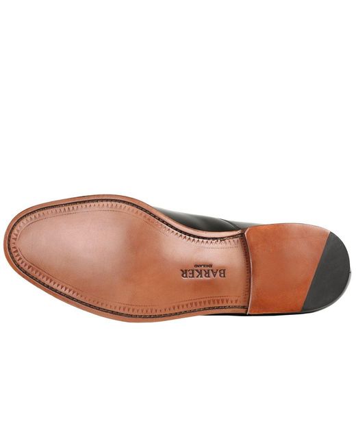Barker Black Luton Formal Lace Up Oxford Shoes for men