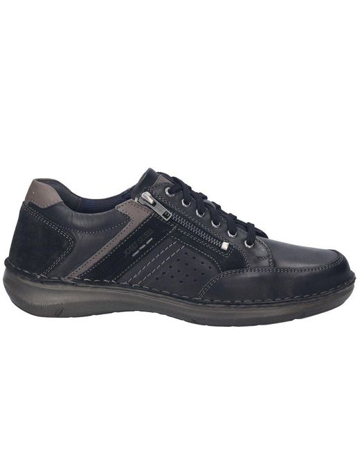 Josef Seibel Blue New Anvers 87 Wide Fit Shoes for men