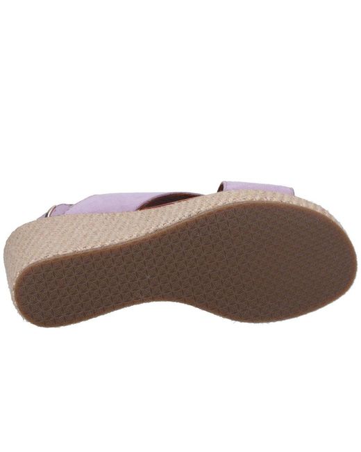 Hush Puppies Purple Perrie Wedge Sandals