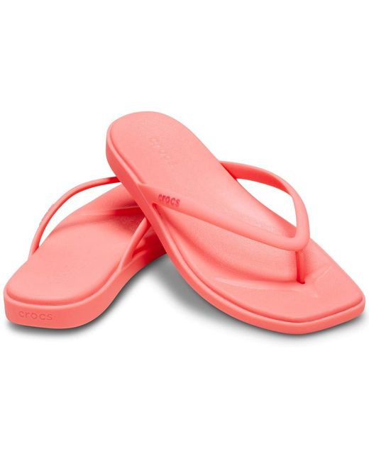 CROCSTM Pink Miami Flip Sandals