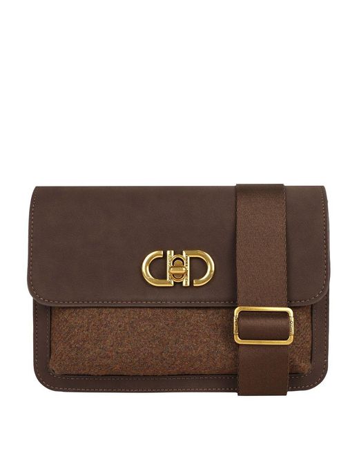 David Jones Brown Chartres Shoulder Bag