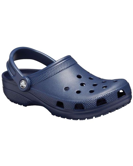 CROCSTM Blue Classic Slip On Mules for men
