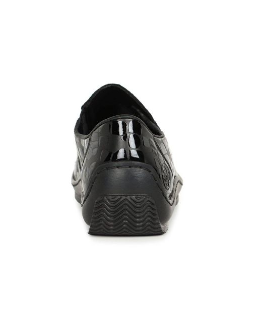 Rieker Black Celia Ladies Leather Casual Shoe