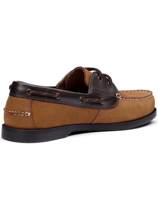 Hotter Brown Boom Boat Shoes for men