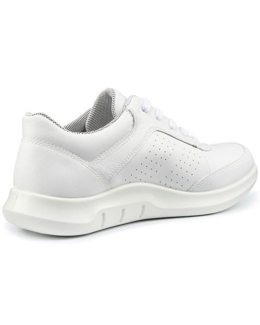 Hotter White Orion Casual Trainers