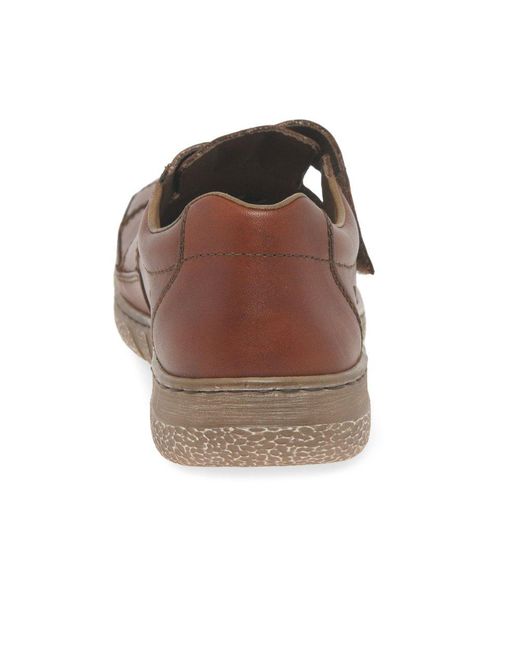 Rieker Brown Freefall Closed Toe Sandals for men