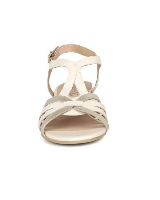 Caprice Metallic Compass Sandals