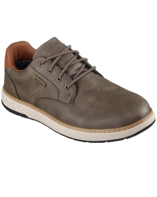 Skechers Gray Garlan Pryor Shoes for men