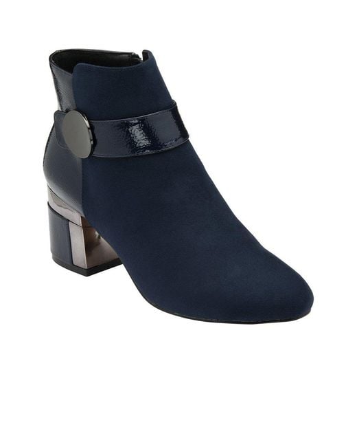 Lotus Blue Kirsty Ankle Boots