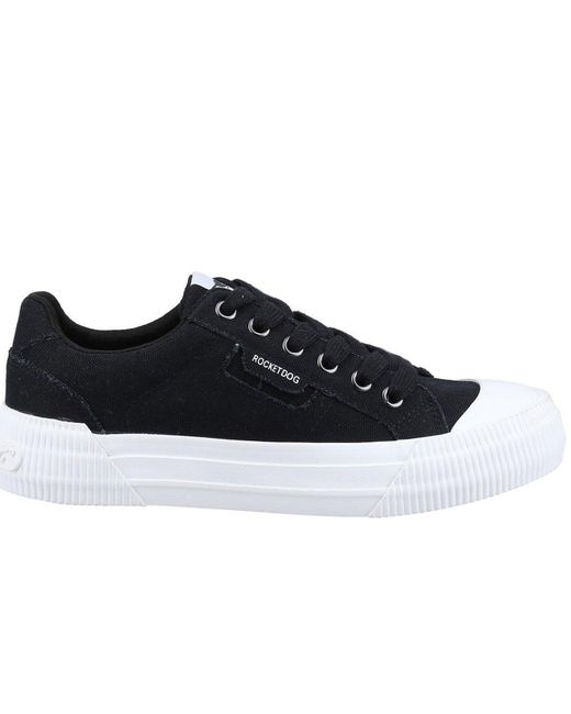 Rocket Dog Black Cheery 12A Canvas Trainers