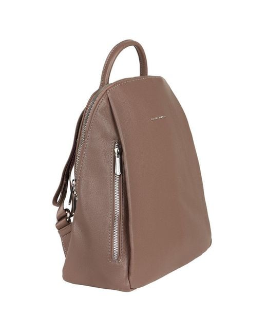 David Jones Brown Albi Backpack