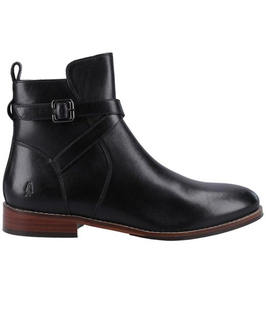 Hush Puppies Black Cassidy Ankle Boots