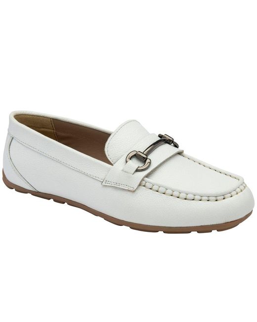 Ravel White Dutton Loafers