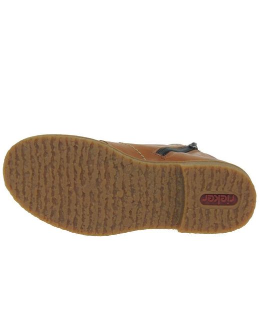 Rieker Brown Guide Ankle Boots