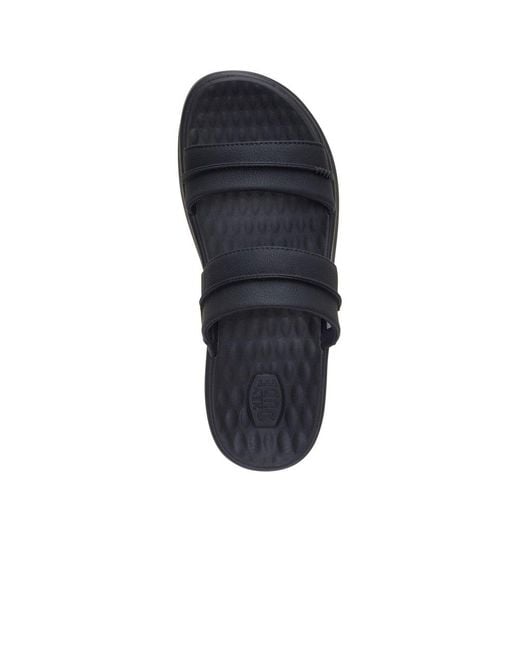 HeyDude Black Austin Slide Calssic Wedge Sandals