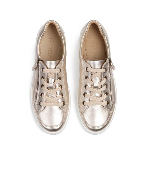 Hotter White Chase Ii Trainers