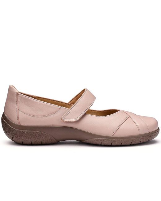 Hotter Pink Hope Extra Wide Mary Jane Shoes