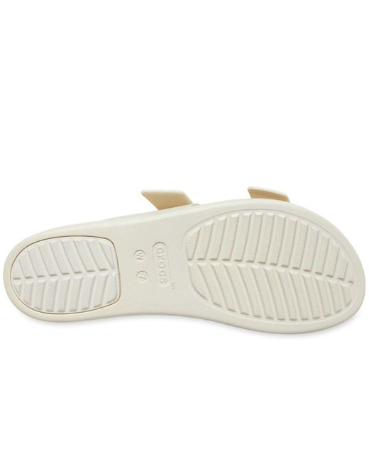 CROCSTM Metallic Brooklyn Buckle Low Sandals