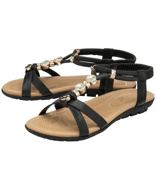Lotus Metallic Daria Sandals