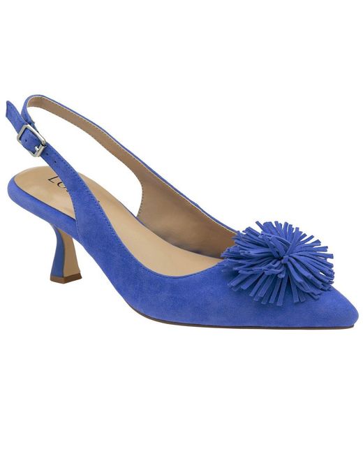 Lotus Blue Caterina Court Shoes