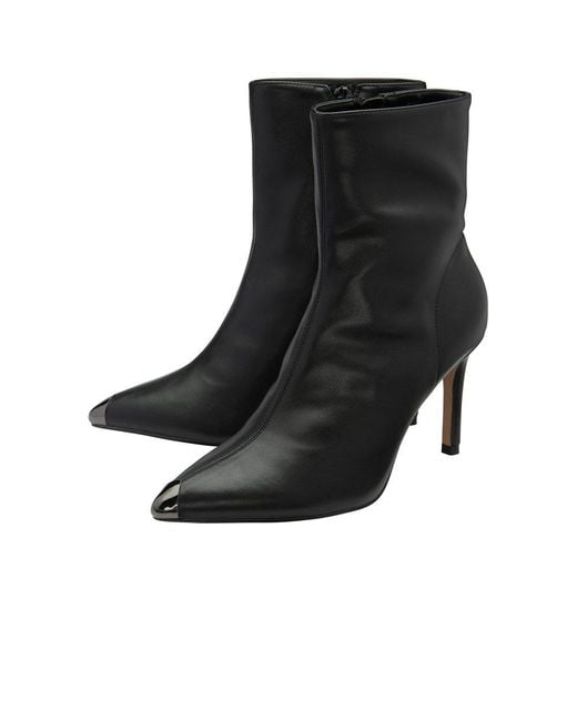Ravel Black Kale High Heeled Ankle Boots