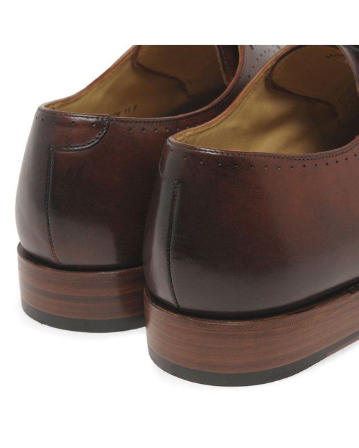 Barker Brown Noah Formal Shoes Brush Stroke for men