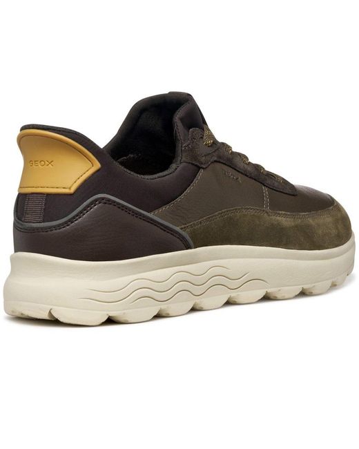 Geox Brown U Spherica Plus Trainers for men