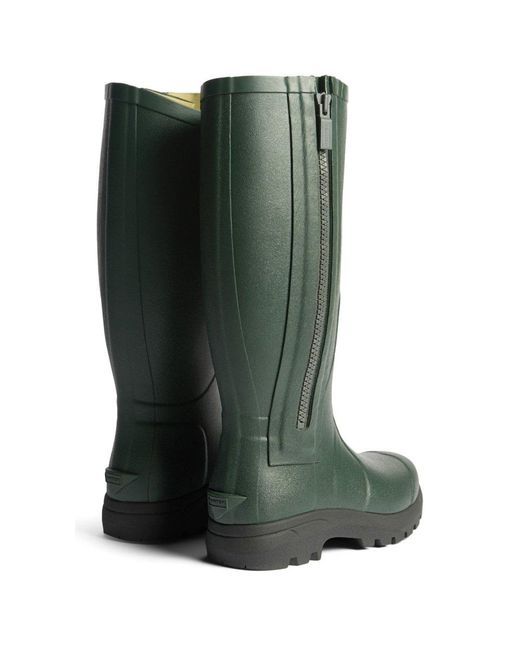 Hunter Green Balmoral Mk Ii Zip Wellingtons for men