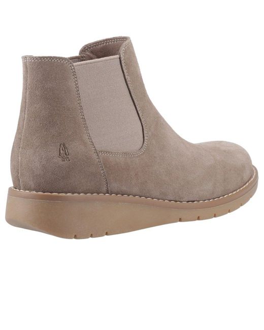 Hush Puppies Gray Leonie Suede Boots