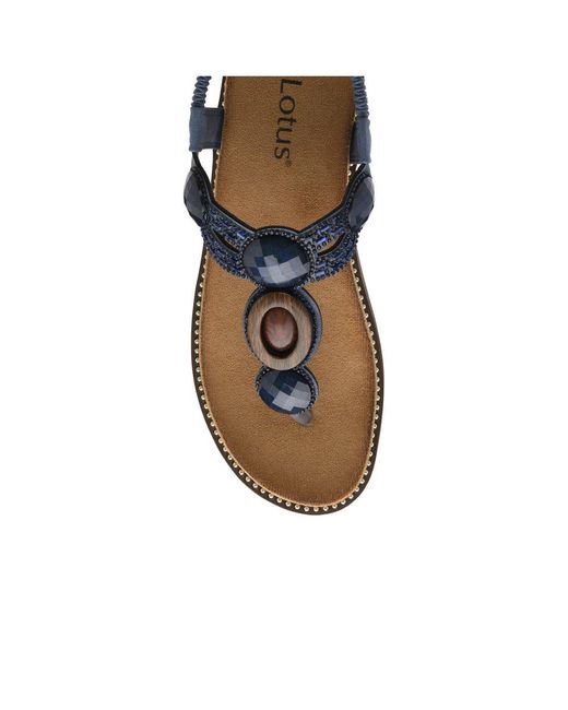 Lotus Blue Alcina Sandals