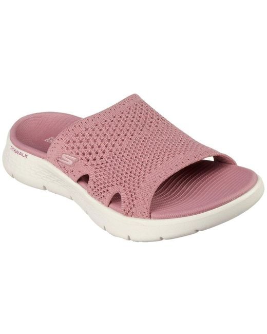 Skechers Pink Go Walk Flex Elation Sandals