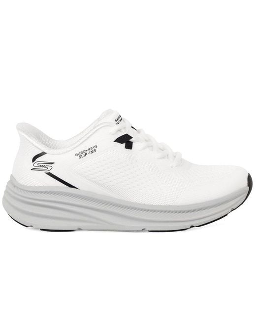 Skechers White Slip