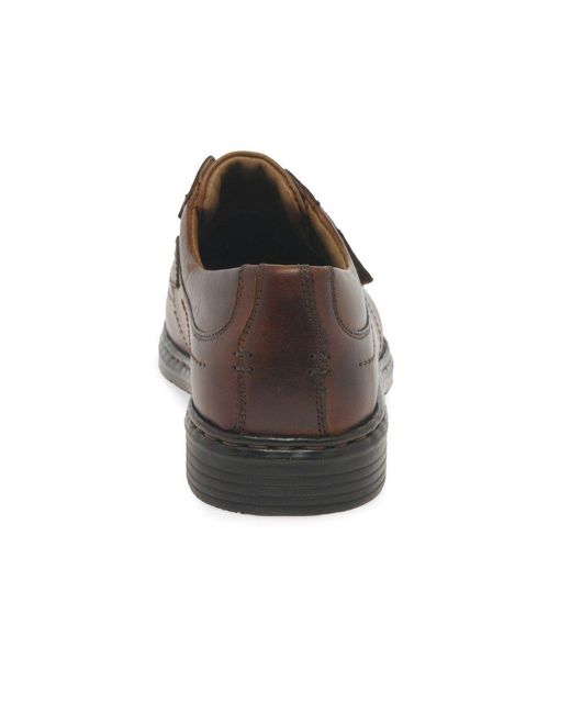 Josef Seibel Brown Alastair 16 Riptape Shoes for men