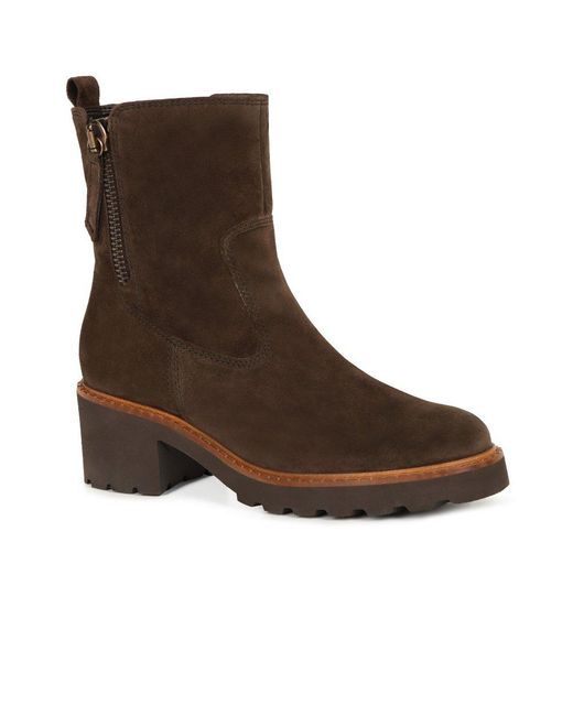 Gabor Brown Euston Ankle Boots