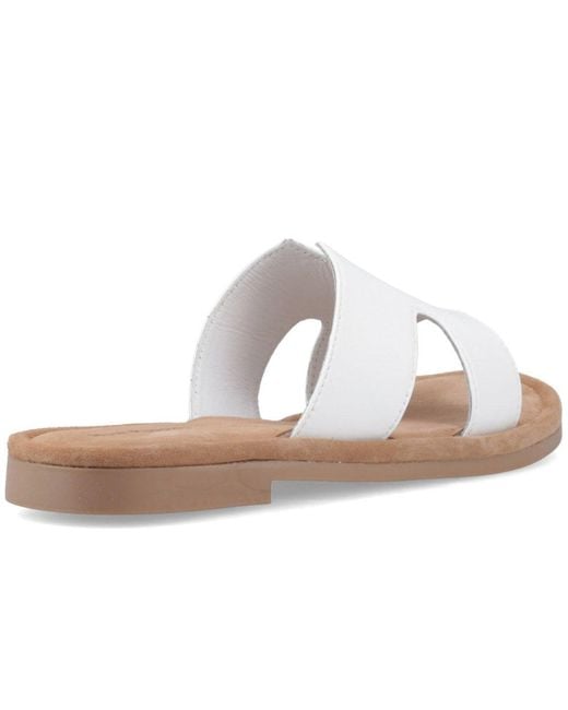 Hush Puppies White Azalea Mules