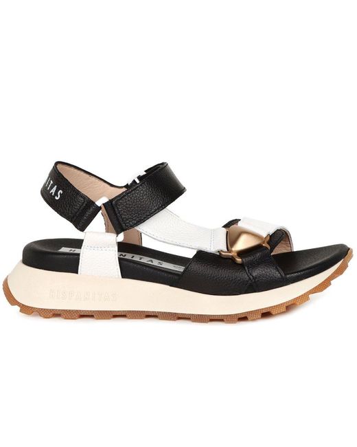 Hispanitas Black Maui Casual Sandals
