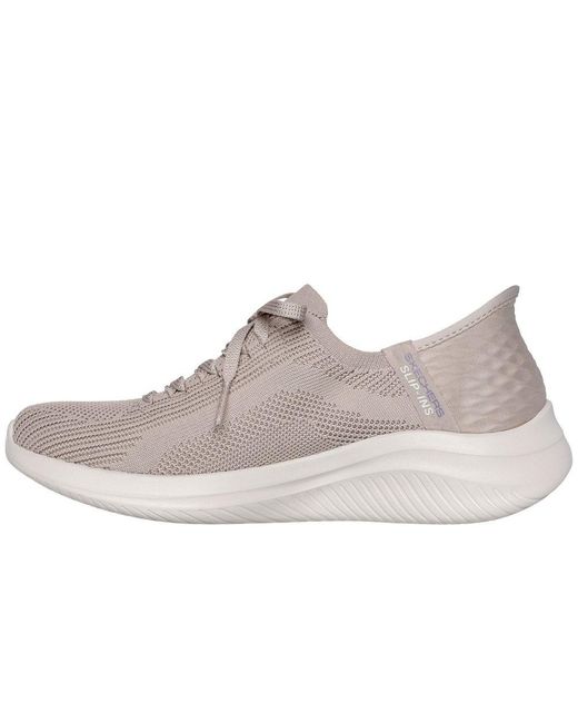 Skechers Gray Ultra Flex.0 Brilliant Path Shoes