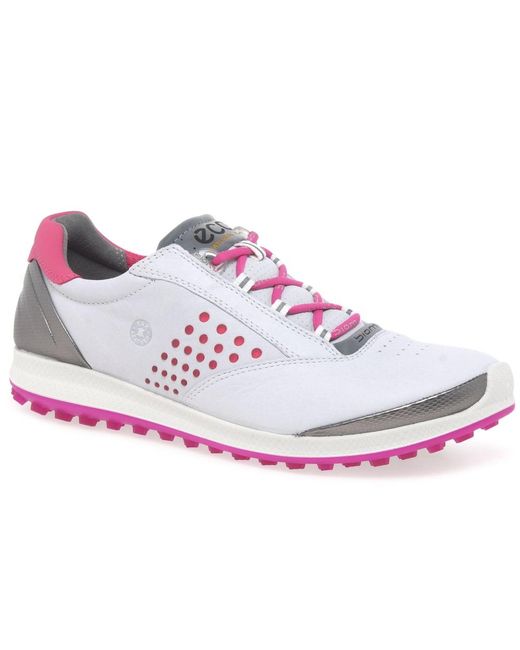 Ecco White Biom Hybrid 2 Womens Golf Shoes